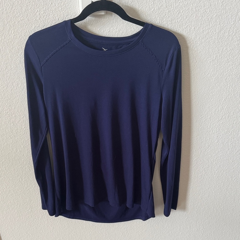 Old Navy Deep Blue Long Sleeve Tee